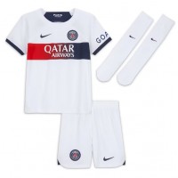 Paris Saint-Germain Presnel Kimpembe #3 Vonkajší Detský futbalový dres 2023-24 Krátky Rukáv (+ trenírky)